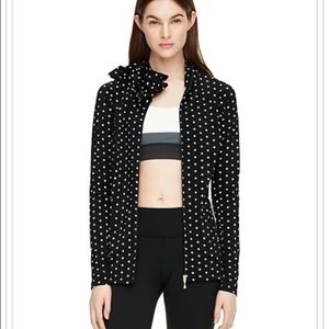 Kate Spade Beyond Yoga Polka Dot Zip Up Jacket